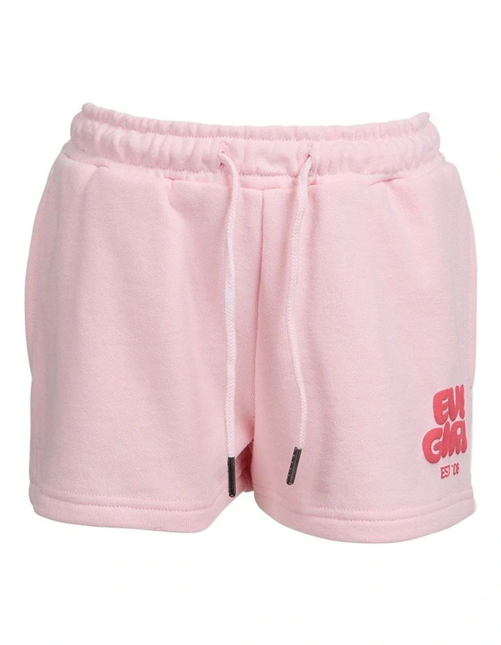 Sports Club Fleece Short (3 - 7 Years) in Pale Pink image 5