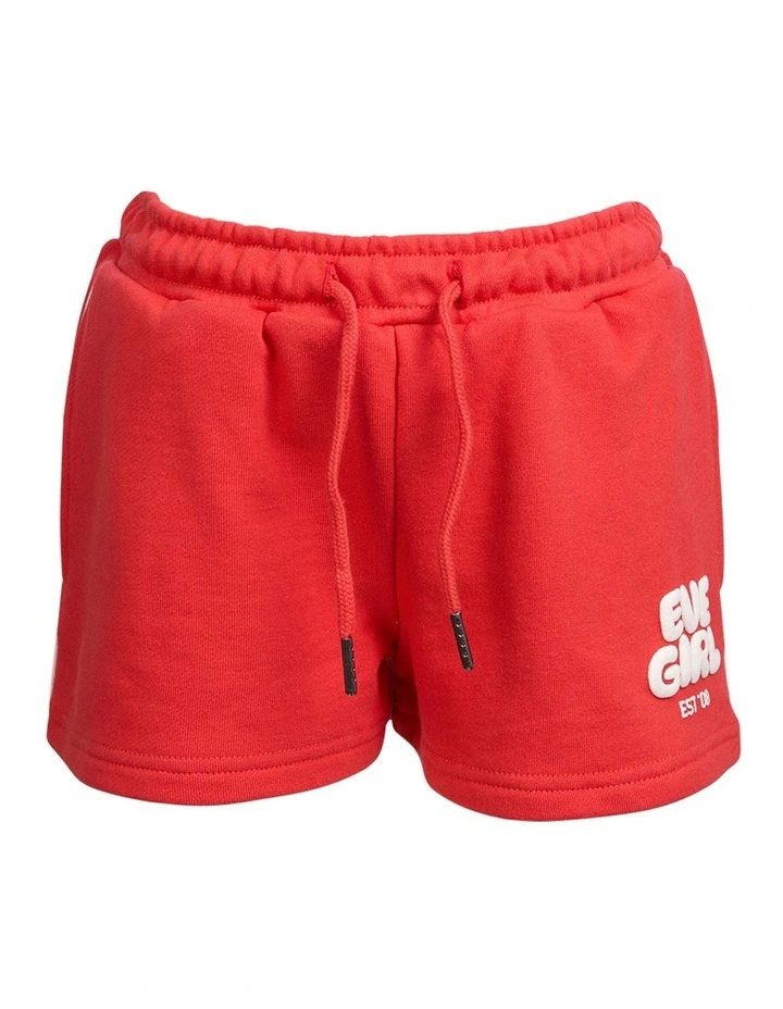 Sports Club Fleece Short (3 - 7 Years) in Red image 7