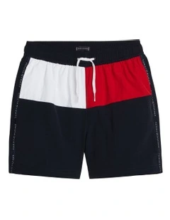 Mid Length Swim Trunks (8-16Years) in Blue
