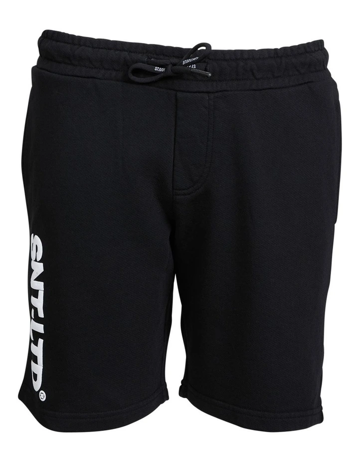 Podium Fleece Short (8-16 Years) in Black image 1