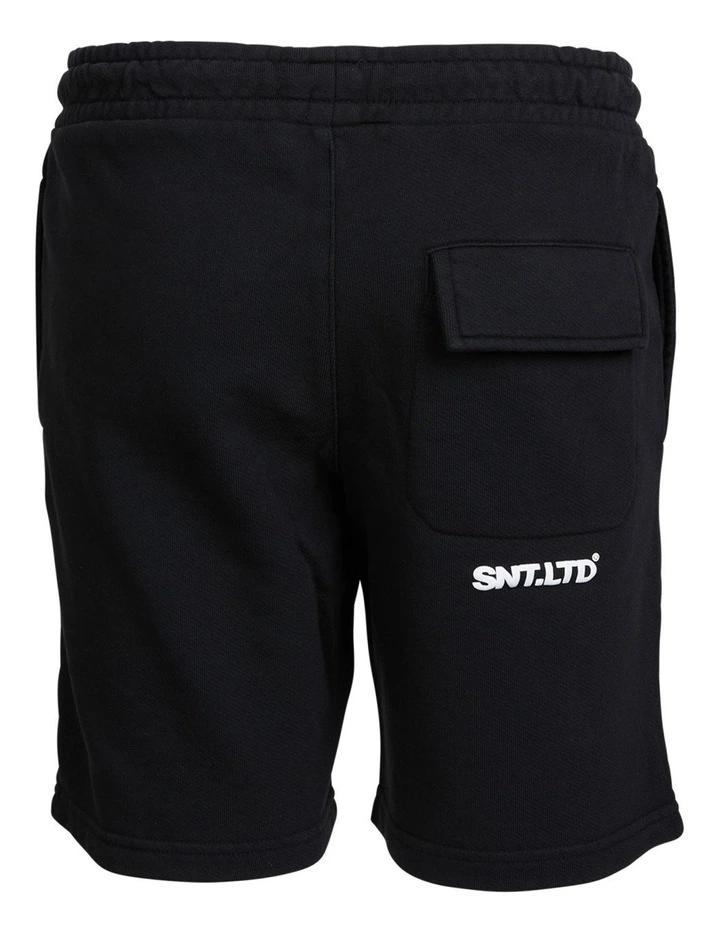 Podium Fleece Short (8-16 Years) in Black image 3