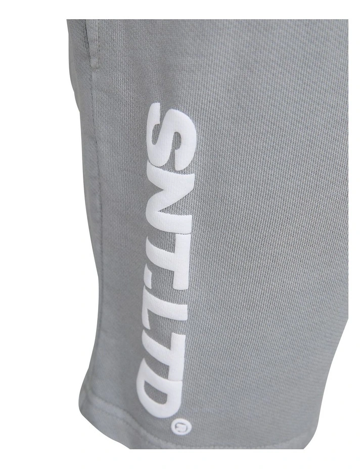 Podium Fleece Short (8-16 Years) in Grey image 3