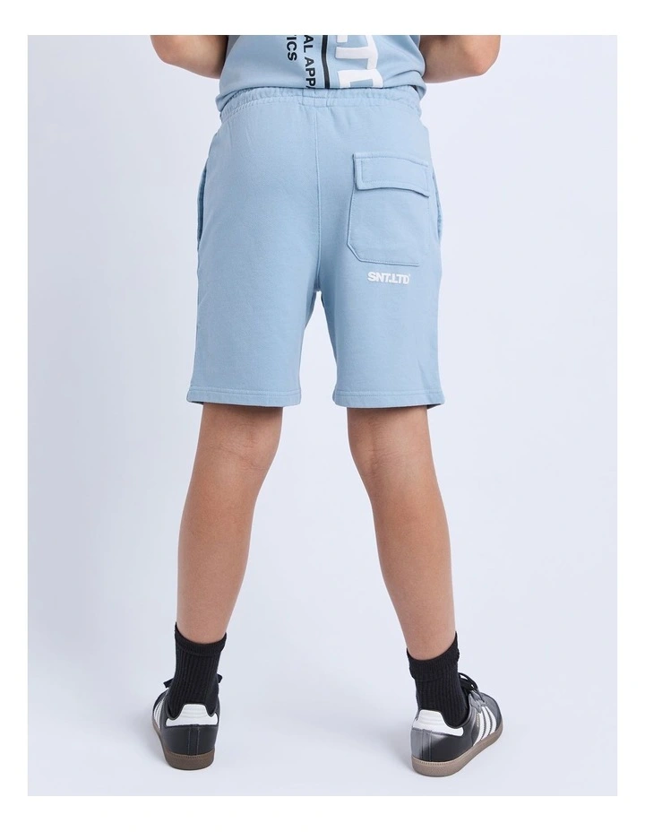 Podium Fleece Shorts (8-16 Years) in Blue image 2