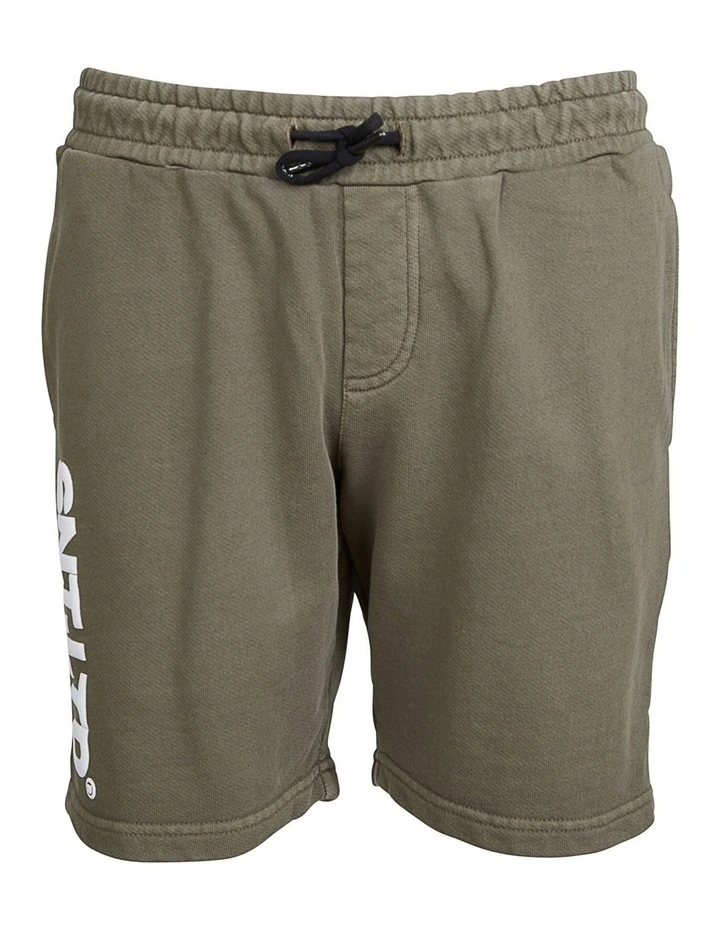 Podium Fleece Short (8-16 Years) in Green image 1