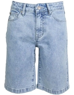 Overturn Jort Shorts (8-16 Years) in Blue