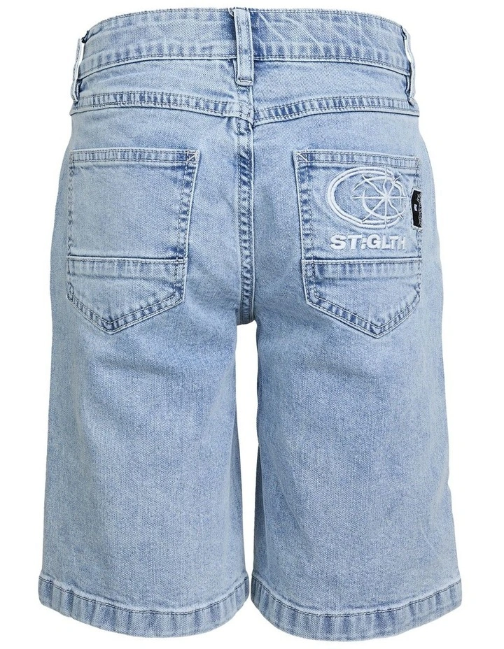 Overturn Jort Shorts (8-16 Years) in Blue image 3