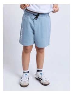 Podium Fleece Short (3-7 Years) in Blue