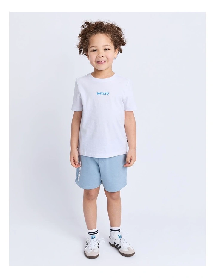 Podium Fleece Short (3-7 Years) in Blue image 3