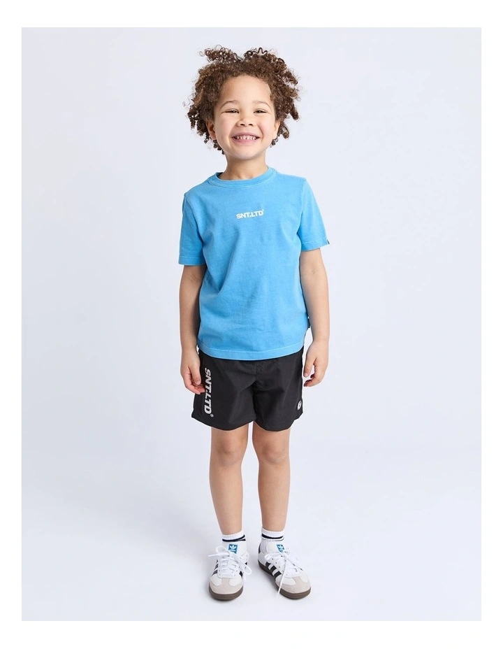 Pace Tee (3-7 Years) in Blue image 3