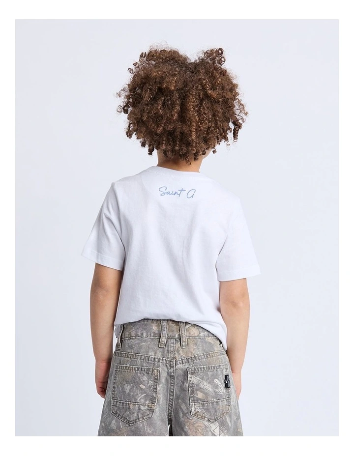 Tree Camo Short (3-7 Years) in Grey image 2