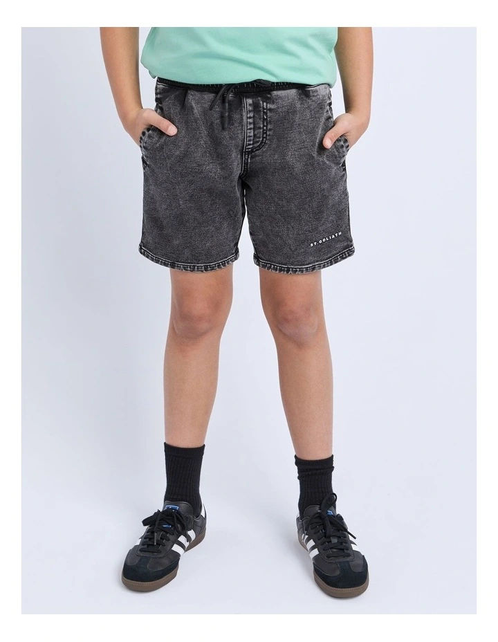 Fairhaven Short (3-7 Years) in Washed Black image 1