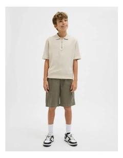 Jpsttony Carpenter Shorts in Dusty Olive