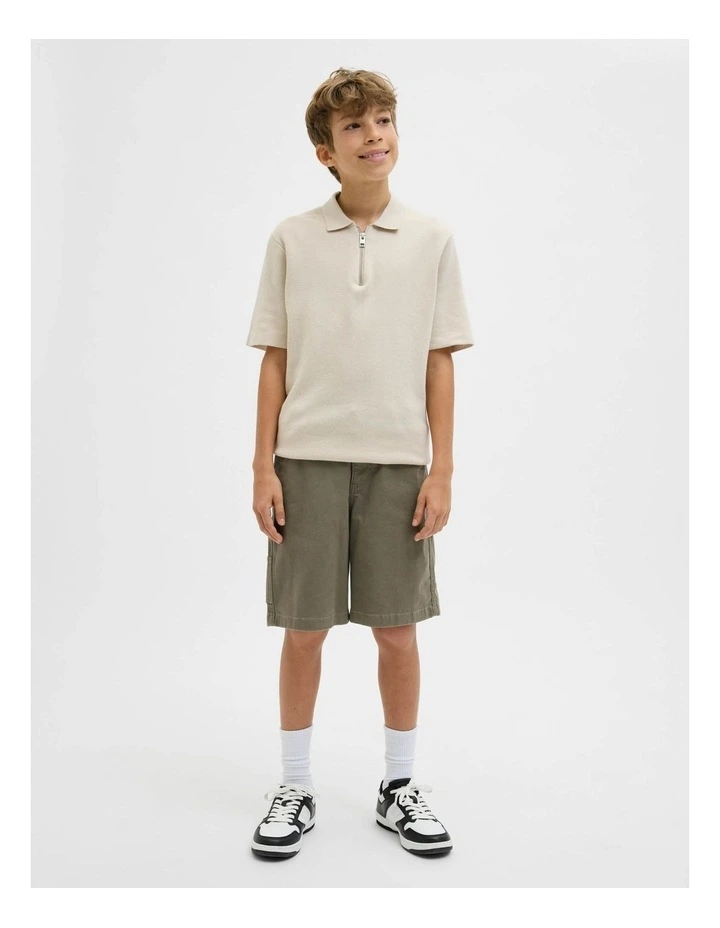 Jpsttony Carpenter Shorts in Dusty Olive image 1