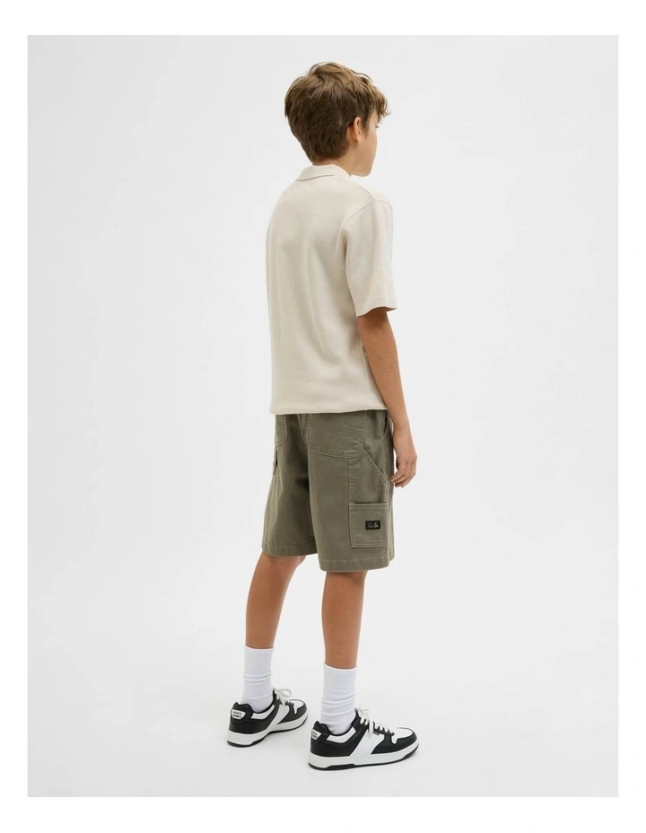 Jpsttony Carpenter Shorts in Dusty Olive image 2