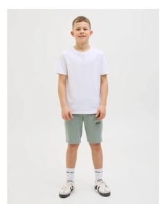 Logo Sweat Shorts in Iceberg Green