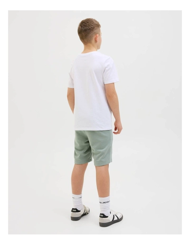 Logo Sweat Shorts in Iceberg Green image 2