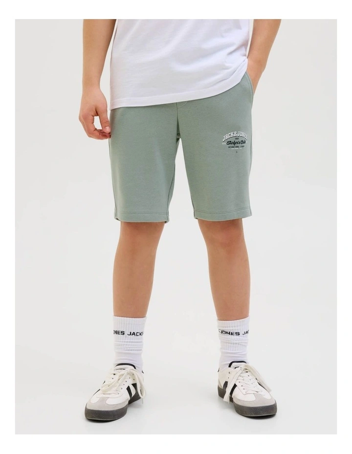 Logo Sweat Shorts in Iceberg Green image 5