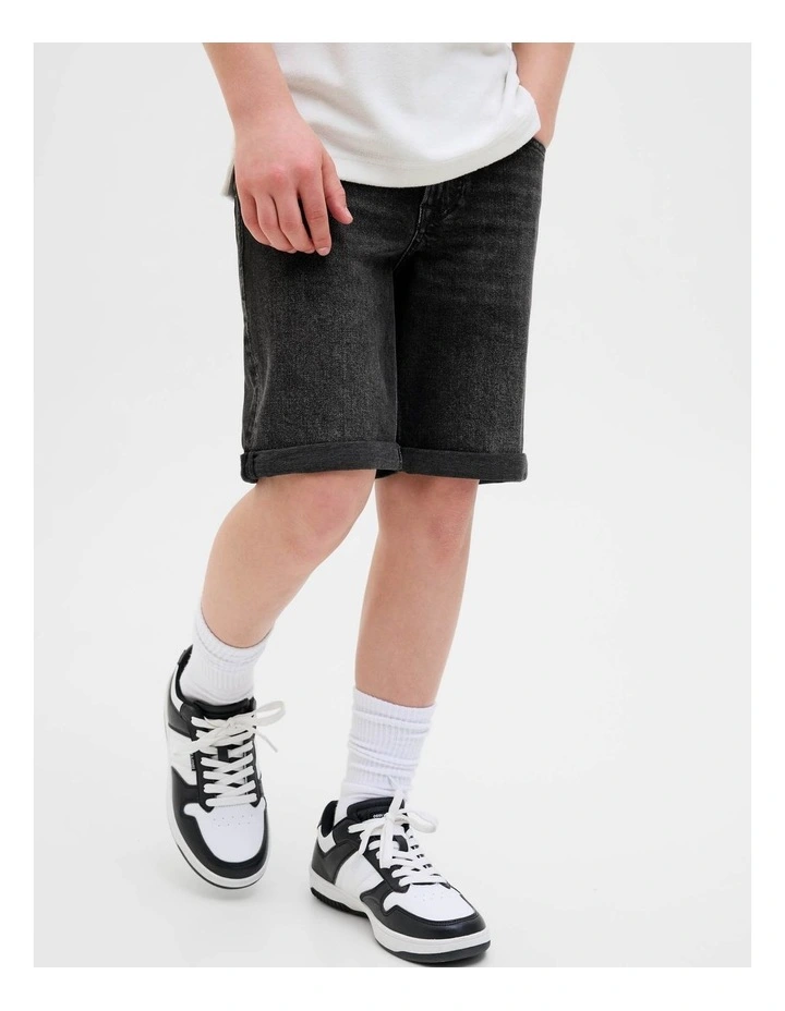 Jjirick Jjoriginal Shorts in Black Denim image 3