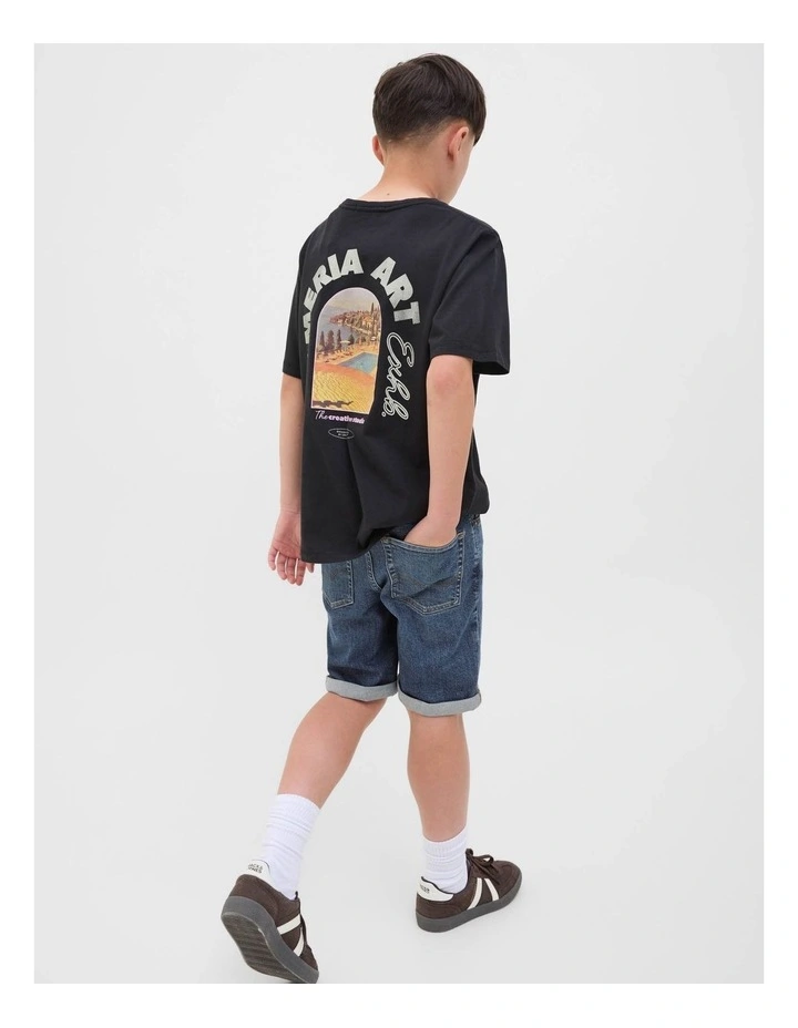 Jjirick Jjoriginal Shorts in Dark Blue Denim image 2