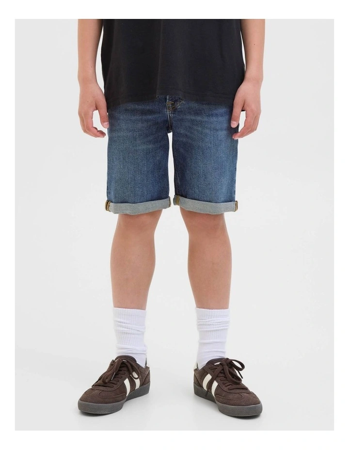 Jjirick Jjoriginal Shorts in Dark Blue Denim image 4