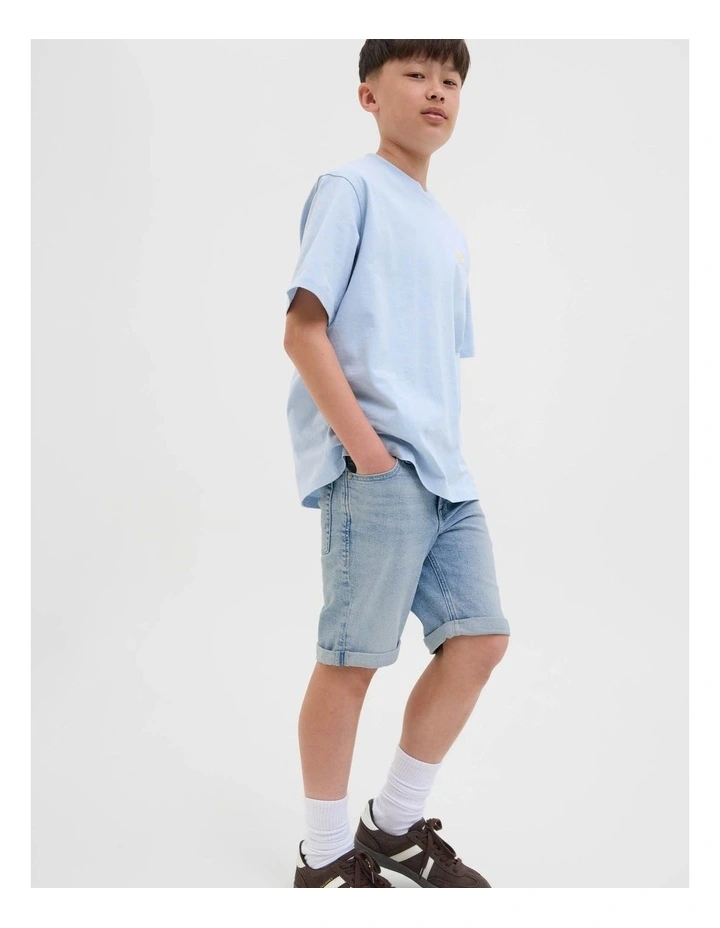 Jjirick Jjoriginal Shorts in Light Blue Denim image 3