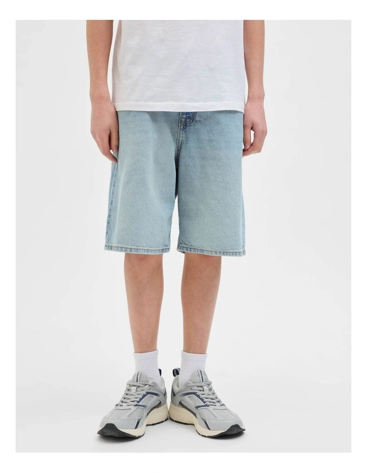 Alex Original Denim Shorts in Blue Denim image 4