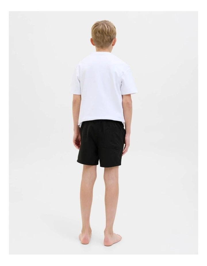 Jpstmaui Jjswim Double Logo Shorts in Black image 2