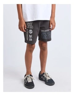 Road Trip Short (8-16 Years) in Grey