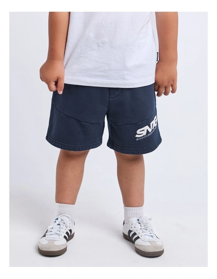 Challenger Fleece Short (3-7 Years) in Blue image 1