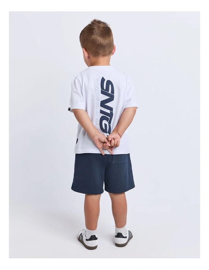 Challenger Fleece Short (3-7 Years) in Blue image 2