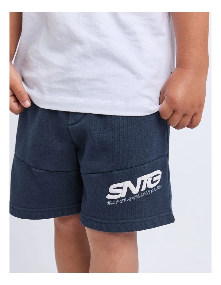 Challenger Fleece Short (3-7 Years) in Blue image 4