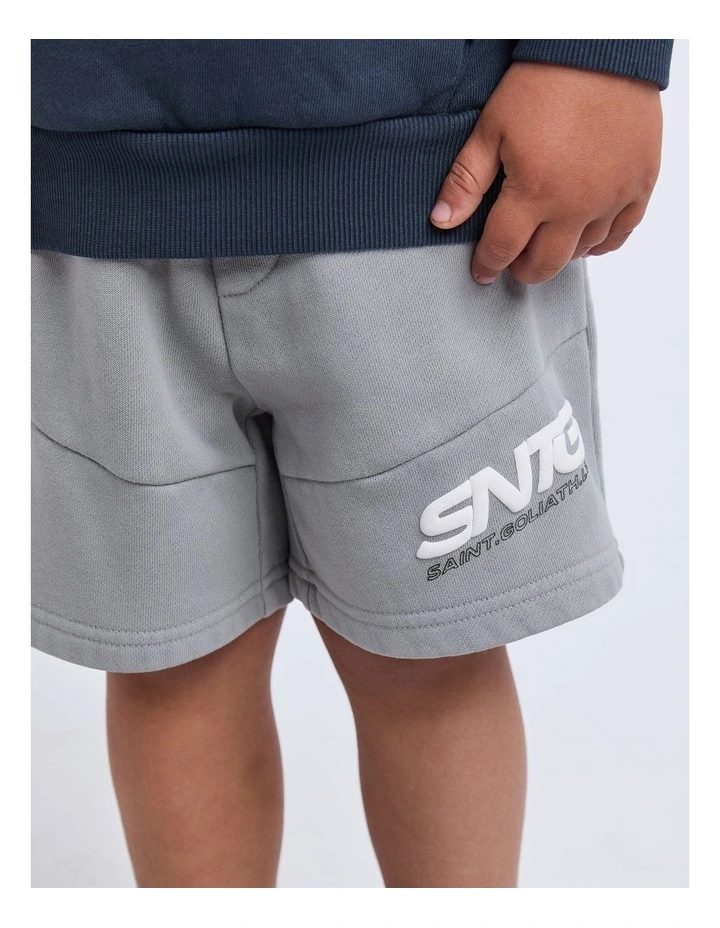 Challenger Fleece Short (3-7 Years) in Grey image 4