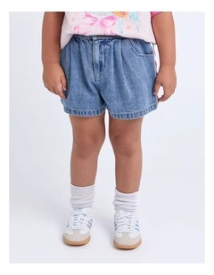 Love Denim Short (3-7 Years) in Denim