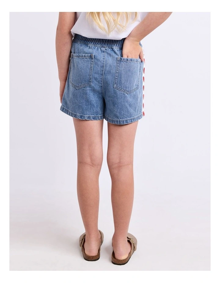 Love Denim Short (8-16 Years) in Denim image 3
