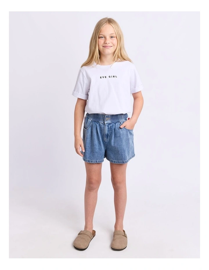 Love Denim Short (8-16 Years) in Denim image 4