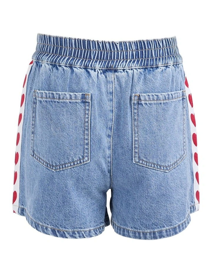 Love Denim Short (8-16 Years) in Denim image 7