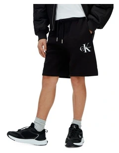 Relaxed Jogging Shorts (8-16 Years) in Black