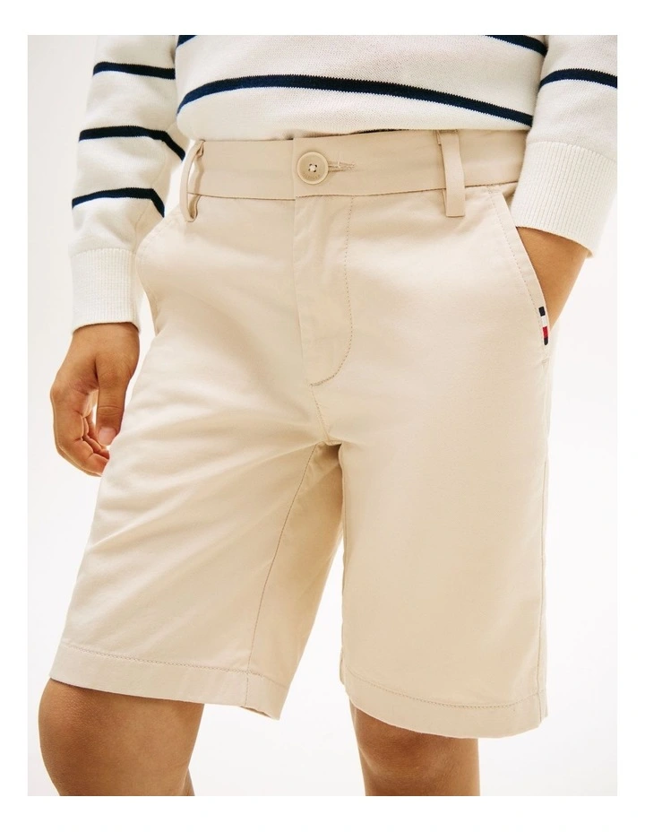 Boys 1985 Collection Chino Shorts (8-16 Years) in Biege image 3