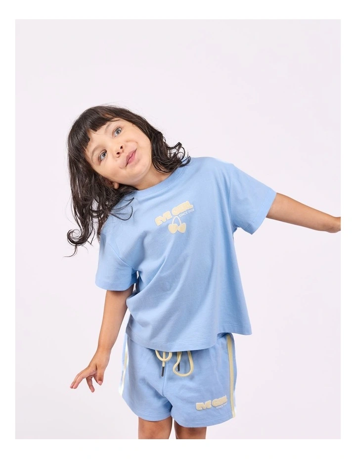 Lounge Club Short (3-7 Years) in Sky Blue image 3
