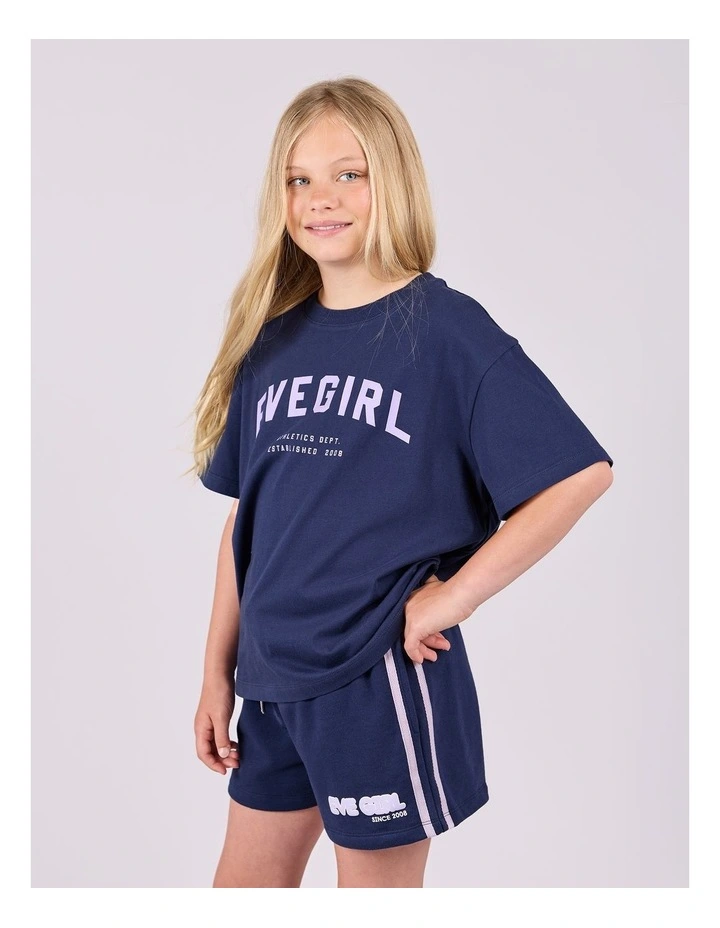 Lounge Club Short (8-16 Years) in Navy image 2