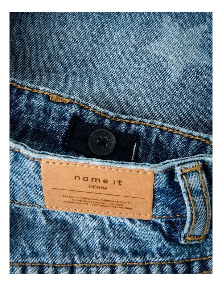 Mom Laser Denim Shorts image 3