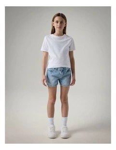 Rose Denim Shorts