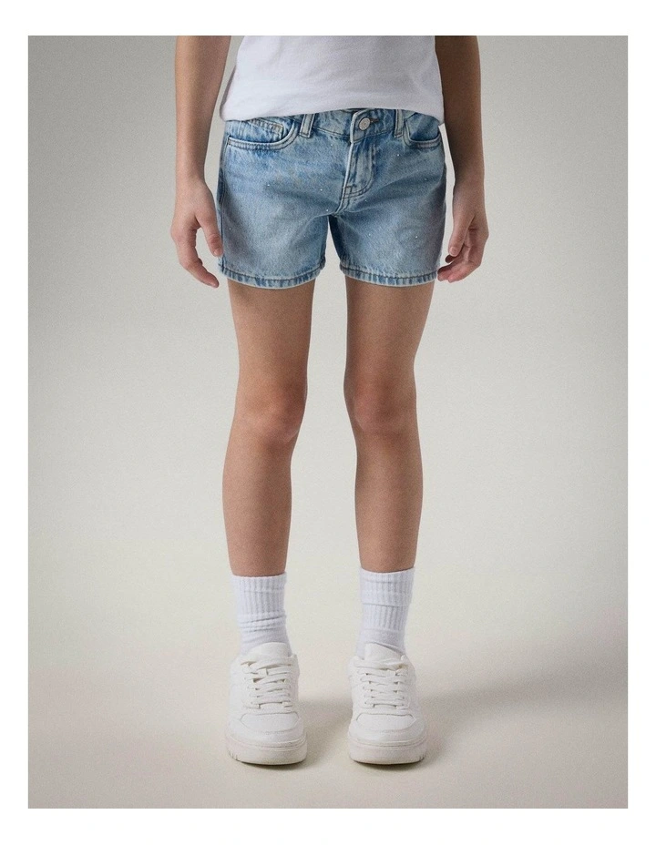 Rose Denim Shorts image 2