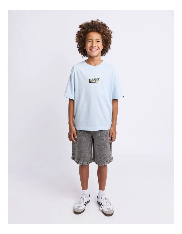 Overturn Jort - Washed Black (Size 8-16) image 3