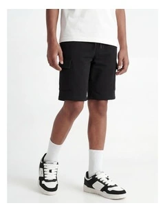 JJ BRADLEY SWEAT CARGO SHORTS JNR