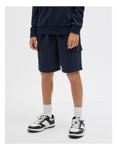 JJ BRADLEY SWEAT CARGO SHORTS JNR