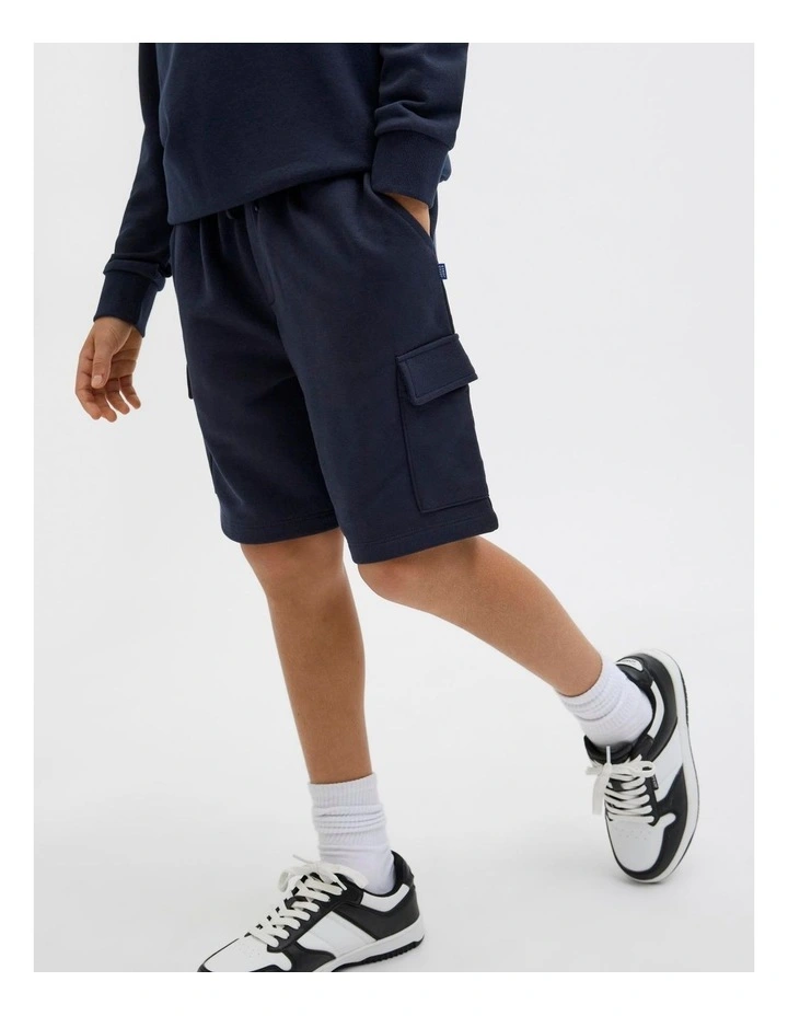 JJ BRADLEY SWEAT CARGO SHORTS JNR image 4