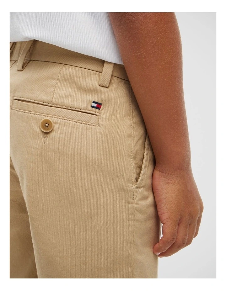 Boys 1985 Collection Chino Shorts (8-16 years) in Beige image 4