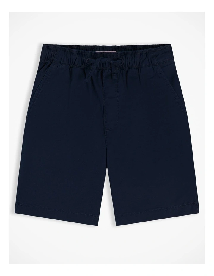 Boys Essential Relaxed Paper Touch Shorts (8-16 years) in Blue image 5