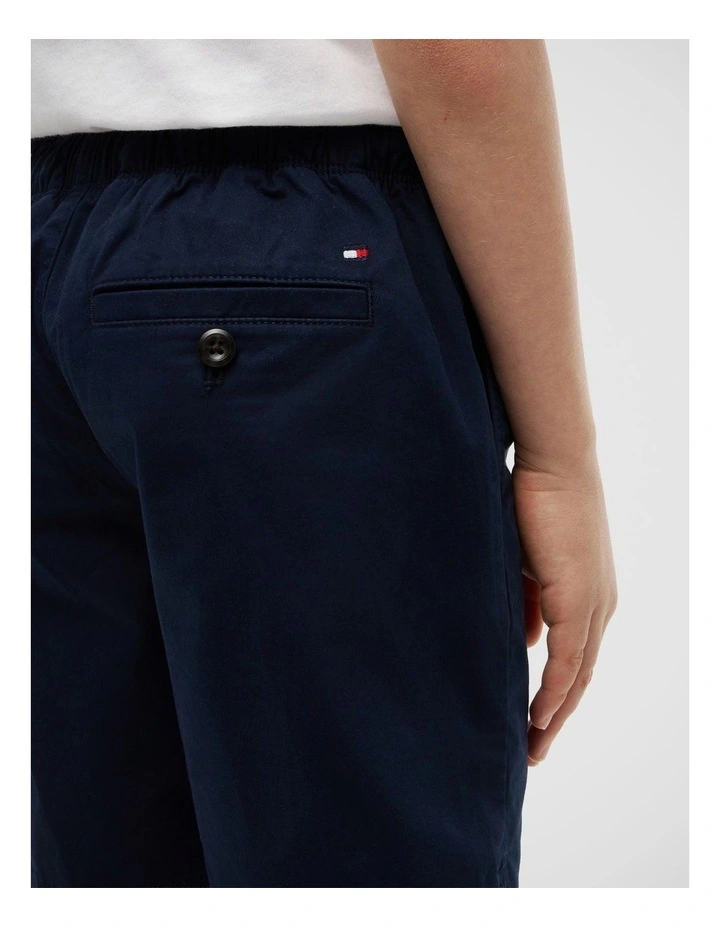Boys Essential Relaxed Paper Touch Shorts (3-7 years) in Blue image 3